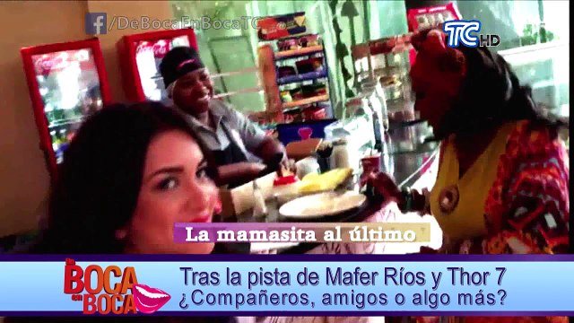 Tras la pista de Mafer Ríos y Thor 7 ¿Compañeros, amigos o algo más?