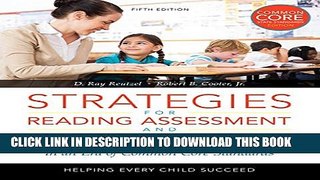 New Book Strategies for Reading Assessment and Instruction in an Era of Common Core Standards:
