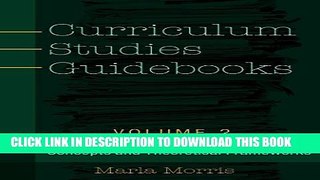 New Book Curriculum Studies Guidebooks (Counterpoints)