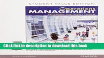 [PDF] Operations Management: Processes and Supply Chains, Student Value Edition Plus MyOMLab with