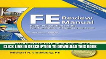 Collection Book FE Review Manual: Rapid Preparation for the Fundamentals of Engineering Exam, 3rd Ed