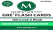 New Book 500 Essential Words: GRE Vocabulary Flash Cards (Manhattan Prep GRE Strategy Guides)