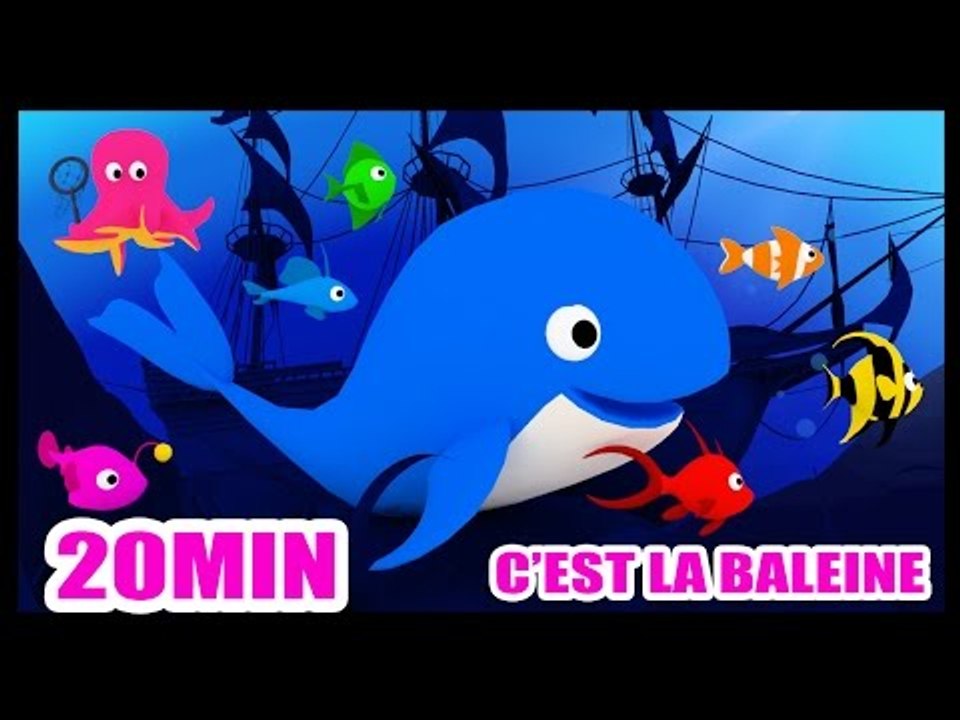C'est la baleine chanson avec Méli et Touni pour les enfants Vidéo