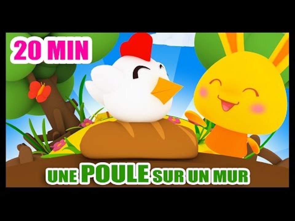 Une poule sur un mur - Comptines pour enfants- Titounis