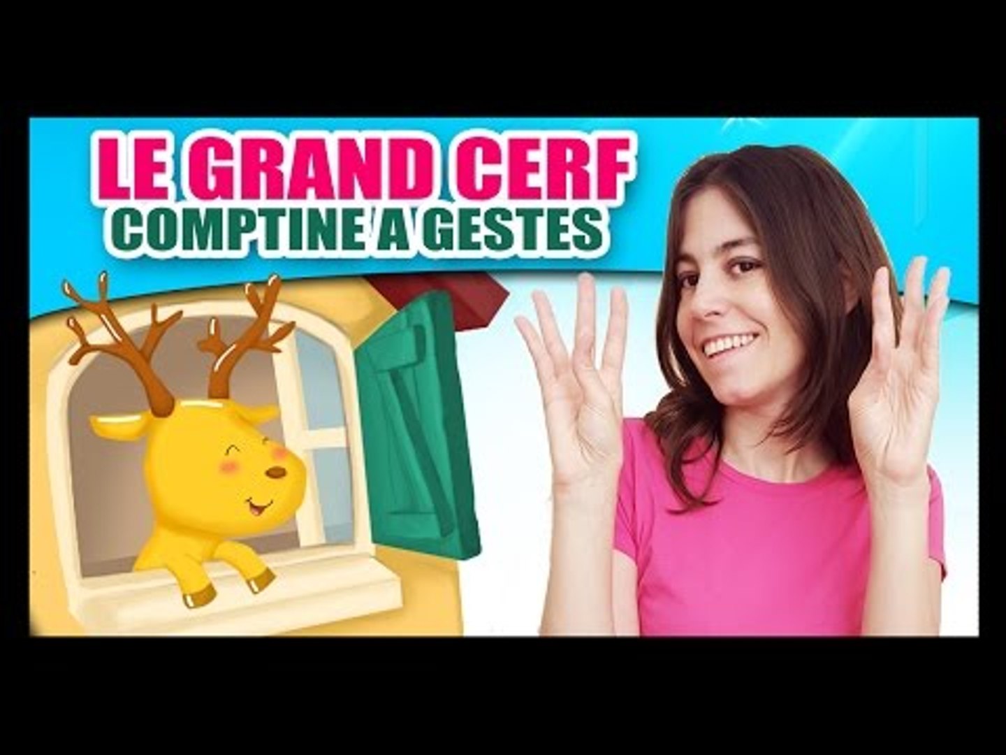Le Grand Cerf Comptines A Gestes Pour Bebes Titounis Video Dailymotion