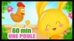 Une poule sur un mur qui picore du pain dur- Comptines pour enfants - Titounis