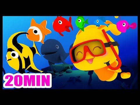 Les petits poissons dans l'eau - Comptines et chansons pour les enfants