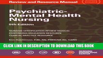Collection Book Psychiatric-Mental Health Nursing Review and Resource Manual, 5th Edition