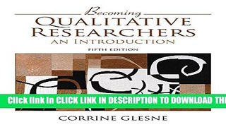 New Book Becoming Qualitative Researchers: An Introduction (5th Edition)