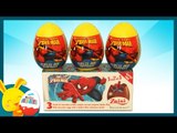 Oeufs surprises -  Spiderman - Unboxing surprise eggs -Titounis