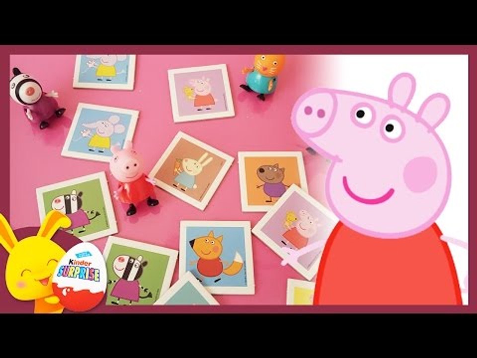 Peppa Pig - Le jeu de Mémory - memo game avec Touni Toys