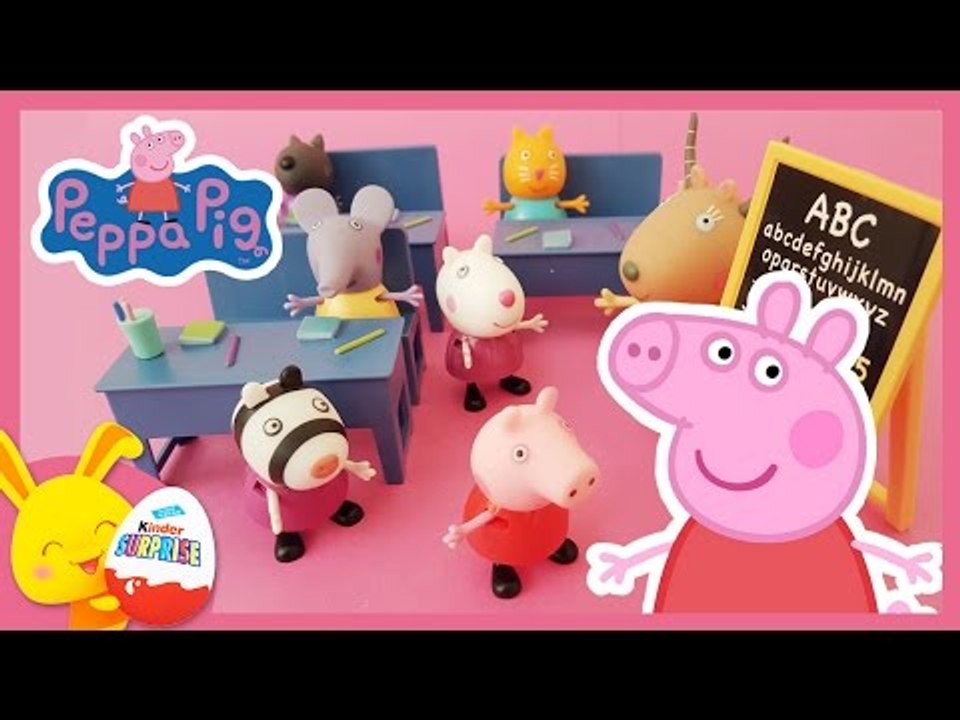 Peppa Pig en français - La classe d'école de Peppa - Jouets pour enfants - Titounis