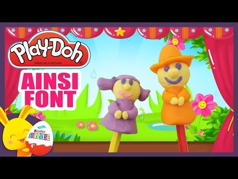 Ainsi font font font les petites marionnettes - Comptine en pâte à modeler Play-Doh
