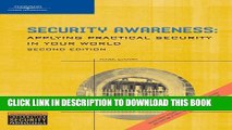 New Book Security Awareness: Applying Practical Security in Your World