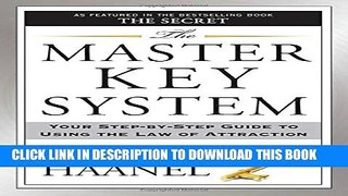 New Book The Master Key System