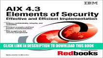 New Book Aix 4.3 Elements of Security Effective and Efficient Implementation