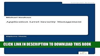 Collection Book Application Level Security Management