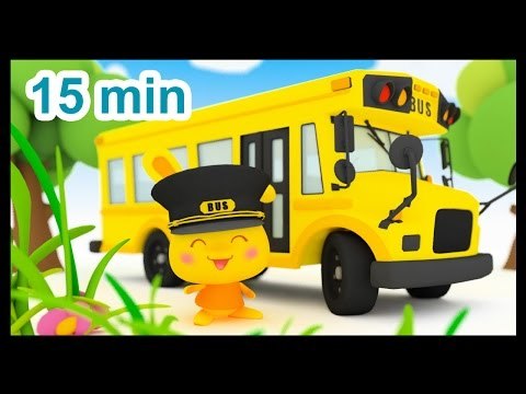 Les roues de l'autobus - The wheels on the bus en français - Comptines Titounis