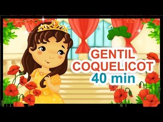 Gentil coquelicot - Comptines classiques françaises avec les princesses