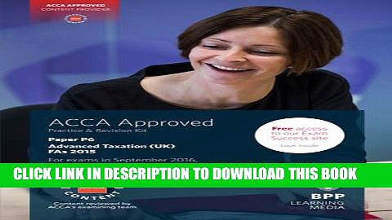 [PDF] ACCA P6 Advanced Taxation FA2015: Practice and Revision Kit Popular Online