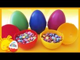 Oeufs surprises et petits bonbons Smarties - JEUX jouets cachés - pour enfants - Touni Toys