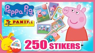 Peppa Pig - 250 Images stickers Panini - Titounis