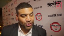 What's Shawne Merriman doing at a Bellator event?