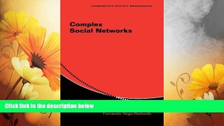 READ FREE FULL  Complex Social Networks (Econometric Society Monographs)  READ Ebook Full Ebook