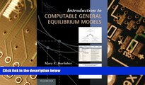 Big Deals  Introduction to Computable General Equilibrium Models  Best Seller Books Most Wanted