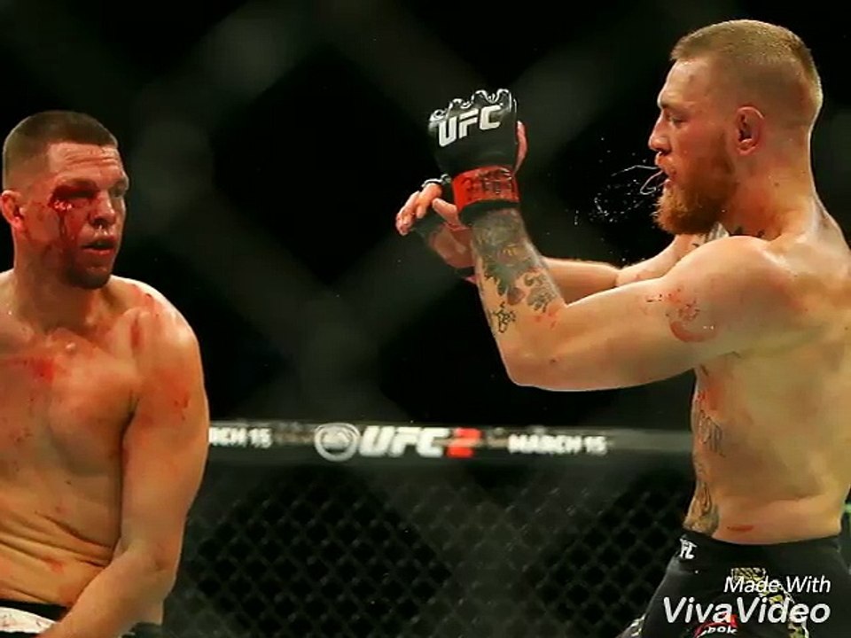 McGregor vs Nate Diaz The best of UFC 2016 قتال الأبطال لا تفوت هذا المشهد