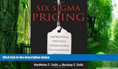 Big Deals  Six Sigma Pricing: Improving Pricing Operations to Increase Profits  Best Seller Books