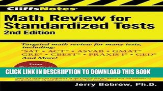 [PDF] CliffsNotes Math Review for Standardized Tests, 2nd Edition (CliffsTestPrep) Popular Colection