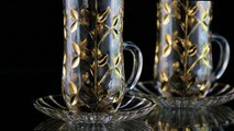 Miracle Crystal – Laurus Tea Cup in gold