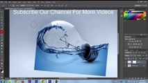 Photoshop CS6 Tutorial - Water Photo manipulation Bulb | New Toturial 2016