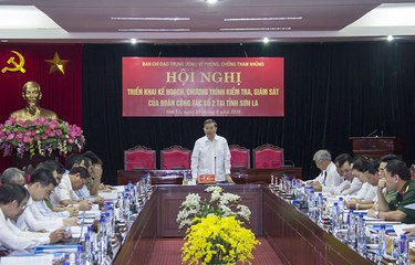 Kiểm tra công tác phòng chống tham nhũng ở Sơn La