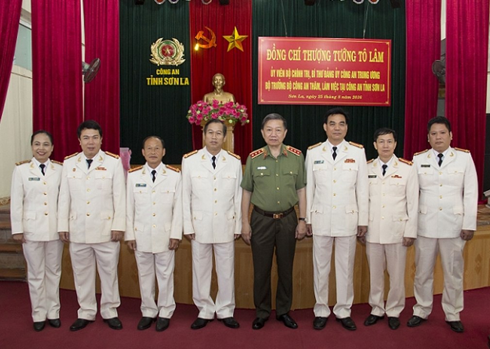 Bộ trưởng Tô Lâm làm việc tại Công an tỉnh Sơn La