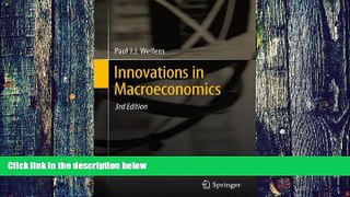 Big Deals  Innovations in Macroeconomics  Best Seller Books Most Wanted
