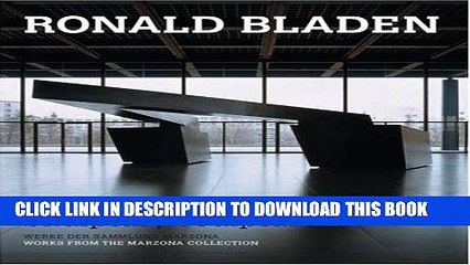 [PDF] Ronald Bladen: Skulptur/Sculpture (German and English Edition) Full Online