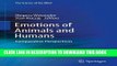 New Book Emotions of Animals and Humans: Comparative Perspectives