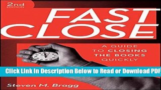 [Get] Fast Close: A Guide to Closing the Books Quickly Free New