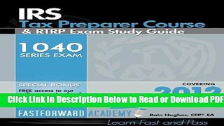 [Get] IRS Tax Preparer Course and RTRP Exam Study Guide 2012 Free New
