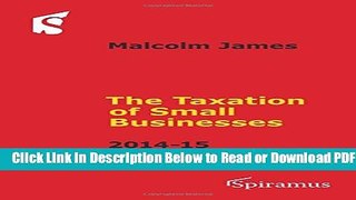 [PDF] Taxation of Small Businesses: 2014-15 Free New