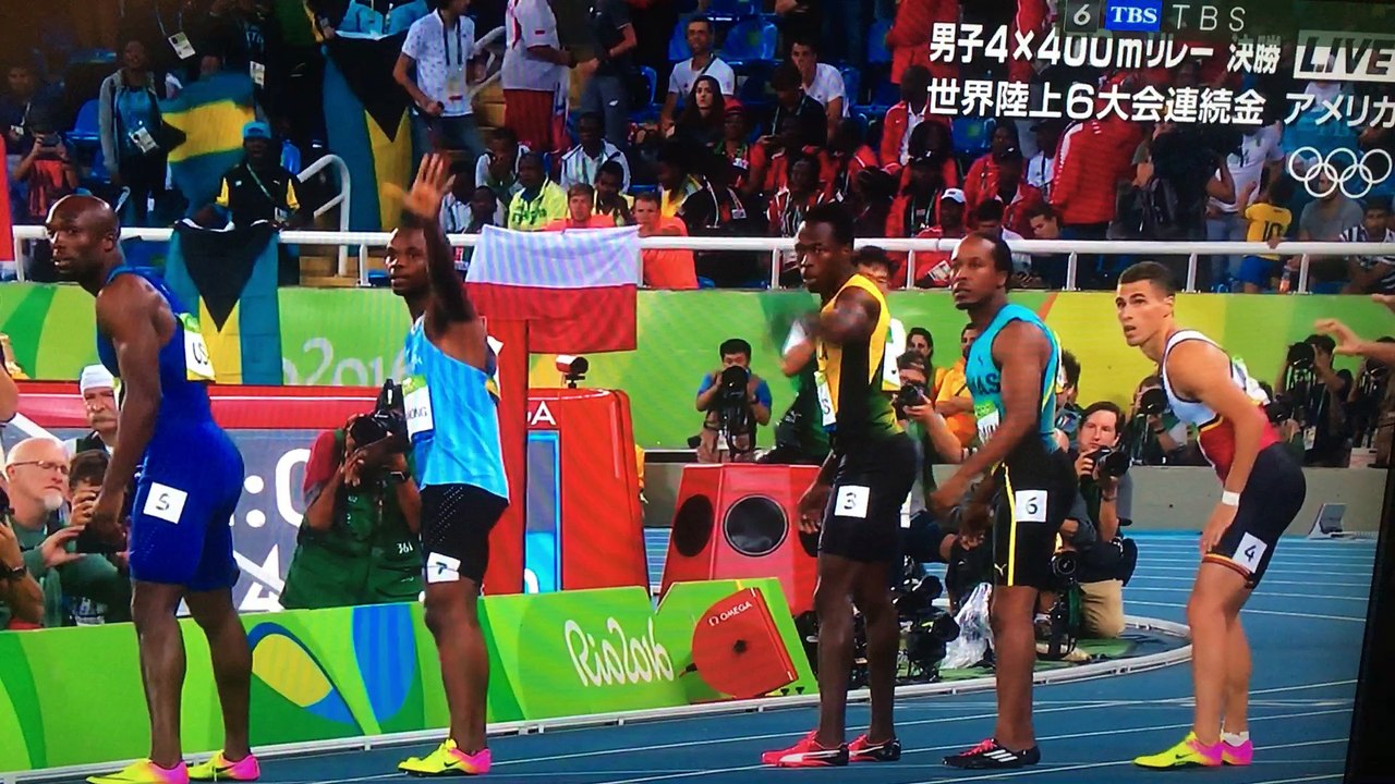 男子４✖️400mリレー アメリカ金メダル‼︎ #リオ五輪