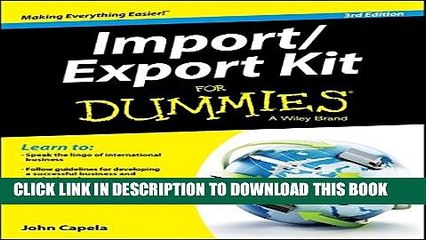 [PDF] Import / Export Kit For Dummies Full Online