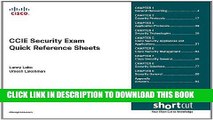New Book CCIE Security Exam Quick Reference Sheets