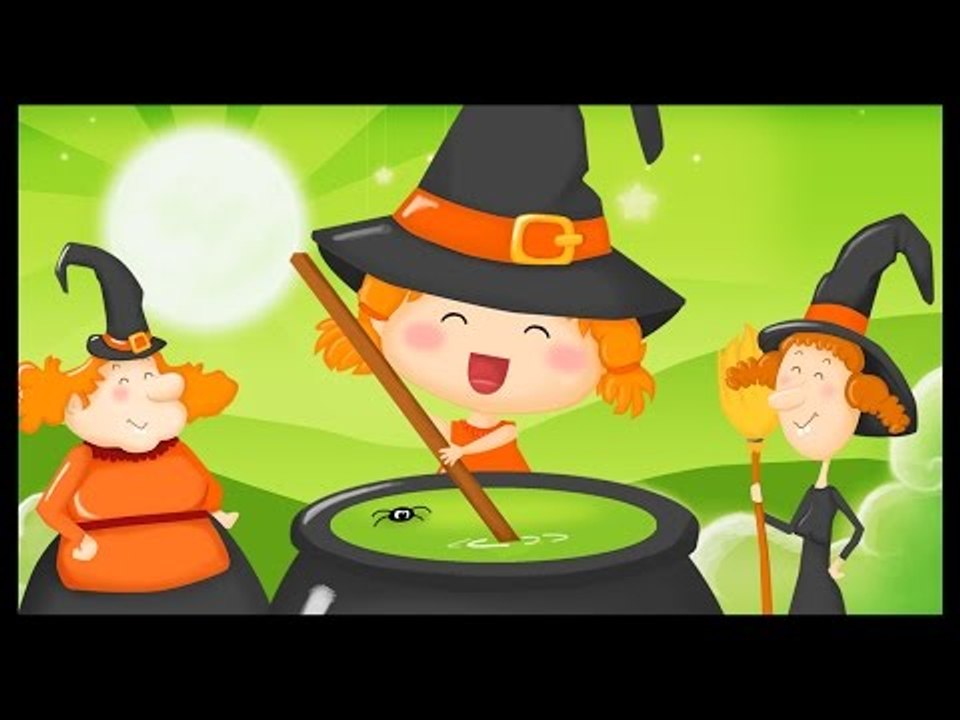 La chanson d'Halloween avec les petites sorcières pour les enfants !