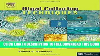 Collection Book Algal Culturing Techniques