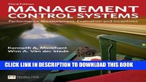 [PDF] Management Control Systems: Performance Measurement, Evaluation and Incentives (3rd Edition)