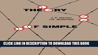 [PDF] Theory of Simple Liquids, Second Edition Popular Colection