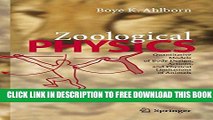 New Book Zoological Physics: Quantitative Models of Body Design, Actions, and Physical Limitations